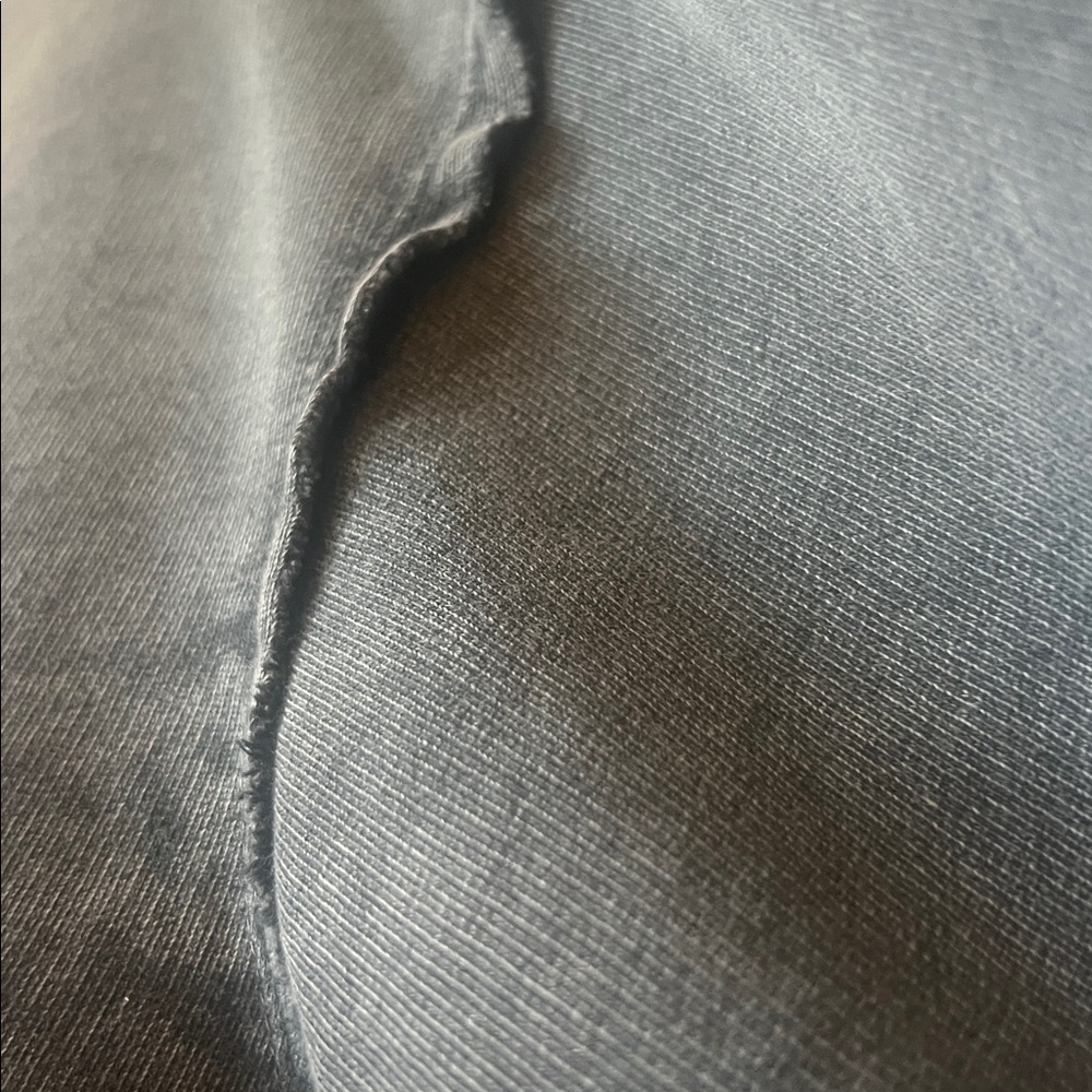 Free People ~ We the Free ~ loose fitting heavy cotton sweatshirt with ruffles - Picture 5 of 10